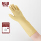 無(wú)印良品 MUJI 天然橡膠手套/左右兼用 MCE30A0S M/6個(gè)裝