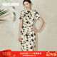 ROEYSHOUSE羅衣新中式中國風(fēng)旗袍連衣裙女夏裝新款設計感修身中長(cháng)裙08621 花色 M