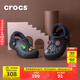 CROCS卡駱馳秋冬新品休閑鞋秋冬洞洞鞋貝雅暖絨暖棉|206633 黑/黑-060 (建議買(mǎi)大一碼) 39 (240mm)