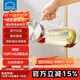 樂扣樂扣（LOCK&LOCK）涼水壺耐熱玻璃水壺泡茶檸檬水果水杯子家用大容量玻璃茶水杯1.6L