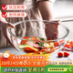 青蘋(píng)果高硼硅大號和面盆3.5L水果沙拉碗蛋糕烘焙碗揉面盆