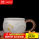 銀器時代銀杯子足銀999梅蘭竹菊主人杯功夫茶具大容量品茗茶杯咖啡養(yǎng)生杯 空谷幽蘭大款150克280毫升 足銀999+證書