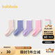 巴拉巴拉兒童襪子男童中筒襪女童學(xué)生襪打底柔彈不勒腳五雙裝209925172211