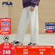 FILA【抗菌功能】斐樂(lè )兒童童裝2025年冬季新款女童中大童加絨長(cháng)褲