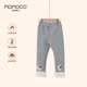瑪米瑪卡（MOMOCO）女童打底褲加絨厚款兒童內搭甜美打底褲 灰色 120