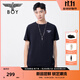 BOY LONDON【寂寥黑夜】25新款情侶款黑色基礎(chǔ)款潮牌短袖T恤N01257 黑色 XL