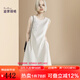 迪菲麗格高級感氣質(zhì)無(wú)袖連衣裙早春季2024新款女顯瘦打底背心裙子 圖片色 L