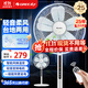 格力（GREE）家用變頻電風(fēng)扇智能恒溫轉頁(yè)扇 2025年新款柔風(fēng)安睡電扇一級能效節能轉葉扇幸運草風(fēng)扇遙控落地扇 FDZ-35X69Bg5【花精靈-仿生花瓣扇葉】