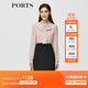 PORTS寶姿秋冬女裝新款假兩件時(shí)尚通勤連衣裙ALM9D065NPP066 粉紅色-1 S (4)