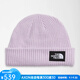 北面（The North Face）男女毛線(xiàn)帽子針織帽包頭帽時(shí)尚休閑冷帽保暖經(jīng)典款滑雪帽NF0A3FJW Lavender Fog紫色 均碼