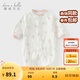 戴維貝拉（DAVE＆BELLA）百天寶寶衣服全棉小童連體衣秋裝新品嬰兒爬爬服嬰幼兒睡衣哈衣 貓咪印花【現(xiàn)貨】 80cm （建議身高73-80cm）