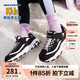 Skechers斯凱奇熊貓鞋2021冬季女童老爹鞋兒童運(yùn)動鞋加絨鞋子302539L