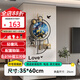 美世達鐘表掛墻掛鐘客廳簡(jiǎn)約現代家用大氣2025新款創(chuàng  )意靜音時(shí)鐘裝飾掛表 常規-中號：35*60