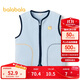 巴拉巴拉童裝寶寶保暖背心冬季加厚搖粒絨兒童馬甲男女童加絨208424171204