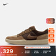 耐克男女透氣平底滑板鞋冬季情侶翻毛皮NIKE SB FORCE 58 DV5477 201巴洛克棕/苔蘚木棕/杏茶色 44