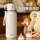 cica保溫杯壺大容量便攜式316不銹鋼戶(hù)外嬰幼兒泡奶車(chē)載保溫水杯子 白色 1000ml【8倉速發(fā)+不含杯套】