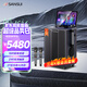 山水（SANSUI）戶外k歌專用音響家庭ktv智能音箱廣場舞便攜大功率點歌機帶顯示屏2TPE159電木吉他民謠樂器音箱