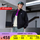 耐克（NIKE）男裝 秋季新款立領拉鏈寬松防風保暖長袖夾克加絨外套搖粒絨 FZ0657-010 黑色 L