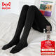 貓人25年新品【加絨加厚光腿神器】女士打底褲襪女保暖連褲襪黑色