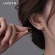 Lnieer999足銀蝴蝶結(jié)耳釘女小眾設(shè)計(jì)感百搭耳環(huán)2025新款輕奢高級感耳飾 【999足銀】蝴蝶結(jié)耳釘