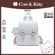 COW&KITTY正品KT貓女士2025新款包c(diǎn)k女包學(xué)生雙肩包斜挎包生日禮物女生包包 藍色送掛件禮盒 22-12-25.5
