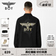 BOY LONDON【月光之城】潮牌龍年情侶款外套老鷹印花夾克 N23009 黑色 L