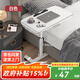 風(fēng)行天下床邊電腦桌臥室家用滑輪可移動(dòng)桌子升降床上學(xué)習寫(xiě)字桌懶人辦公桌 【單檔條】白色60*40cm