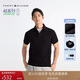 Tommy Hilfiger【輕柔感】夏男珠地網(wǎng)眼商務(wù)純色修身短袖T恤翻領(lǐng)POLO