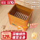 湘森實(shí)木取暖器家用節能辦公室暖腳器學(xué)生電烤火爐烤腳烤火箱電火桶深桶烤火器桌下電暖器暖腳神器SN 42*32*30CM暗火節能【加深聚熱-安全恒溫】