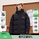 Champion冠軍潮牌情侶羽絨服2024秋冬新款連帽加厚外套 黑色 M