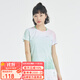 川崎（KAWASAKI）羽毛球服女神夏季青花瓷系列短袖背心短裙運動(dòng)套裝網(wǎng)球訓練服短裙 青花瓷系列短袖 A2946 青柳綠 3XL