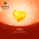 菜百首飾黃金金種子 足金桃心 單顆 HD 1g（不支持七天無(wú)理由退換貨）