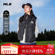 MLB羽絨馬甲男女秋冬季學(xué)院風(fēng)字母LOGO馬甲背心3ADVV1046-50BKS-M