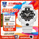 卡西歐（CASIO）黑金手表gshock黑白賽車(chē)冰韌運動(dòng)時(shí)尚學(xué)生防水送男友七夕禮物腕表 GA-700-7A立體大表盤(pán)+防水鬧鐘