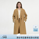 范思藍(lán)恩經(jīng)典戧駁領(lǐng)落肩西裝呢子大衣外套氣質(zhì)顯瘦中長(zhǎng)外套14217 金典駝 XS