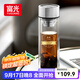 富光抗菌雙層玻璃杯 大容量高硼硅玻璃泡茶杯 車(chē)載辦公水杯子男女士