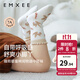 嫚熙（EMXEE）嬰兒襪子春秋薄款新生兒松口無(wú)骨襪女寶寶林間物語(yǔ)卡通中筒襪 叢林小兔+林間小鳥(niǎo)+花間小鹿 3雙 0-6月 (建議腳長(cháng)10-12cm)