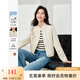 梵希蔓休閑通勤純棉立領(lǐng)外套女2025年春裝新款寬松氣質(zhì)短款上衣 M5620 淺卡其色 XL