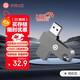華碩（ASUS）a豆64GB USB3.2Gen 1金屬旋轉U盤(pán)時(shí)尚耐用隕石灰 商務(wù)必備 學(xué)習辦公投標電腦通用U300系列