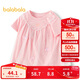 巴拉巴拉寶寶短袖t恤嬰兒女童上衣2024夏裝甜美時(shí)尚可愛(ài)洋氣208224117014
