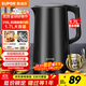蘇泊爾（SUPOR）電水壺熱水壺 1.7L大容量全鋼無(wú)縫內膽 雙層防燙電熱水壺 316L不銹鋼燒水壺 SW-17J416L