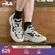 斐樂(lè )（FILA）官方男鞋MARS 4復古運動(dòng)鞋2025夏季新款火星鞋4代跑步鞋 燕麥棕/黑-OB 43