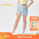 巴拉巴拉童裝兒童短褲女童2025夏裝牛仔休閑中大童褲子208225110002