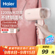 海爾（Haier）手持小型掛燙機 蒸汽電熨斗家用差旅折疊迷你便攜燙衣機 除菌除皺定型熨燙機 HY-GW2503七夕禮物