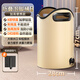 YIWEI泡腳桶可折疊保溫養生洗腳盆高深過(guò)小腿家用足浴盆便攜式泡腳神器 【SPA溫感式/8層鎖溫/折疊足浴桶】大號米色+收納掛鉤