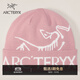 ARC'TERYX始祖鳥(niǎo) BIRD WORD TOQUE 男女同款 絨線(xiàn)帽 貝栗粉/極地白 均碼