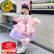 G.DUCKKIDS玲娜貝兒裙女童生日洛麗塔公主裙兒童連衣裙春秋女孩cos服蓬蓬裙 粉色貝爾裙長(cháng)袖 100 （建議身高90cm 3-4歲）cm