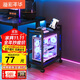 溢彩年華電腦主機放置架增高托架電競房移動(dòng)小推車(chē)儲物架零食收納架6856