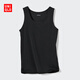 優(yōu)衣庫童裝男童女童AIRism網(wǎng)眼背心空氣衣透氣吸汗速干464197 09 黑色 110