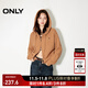 ONLY冬季可愛(ài)少女含羊毛連帽長(cháng)袖針織衫女|12443B010 A10 卡其沙色 L 170/88A